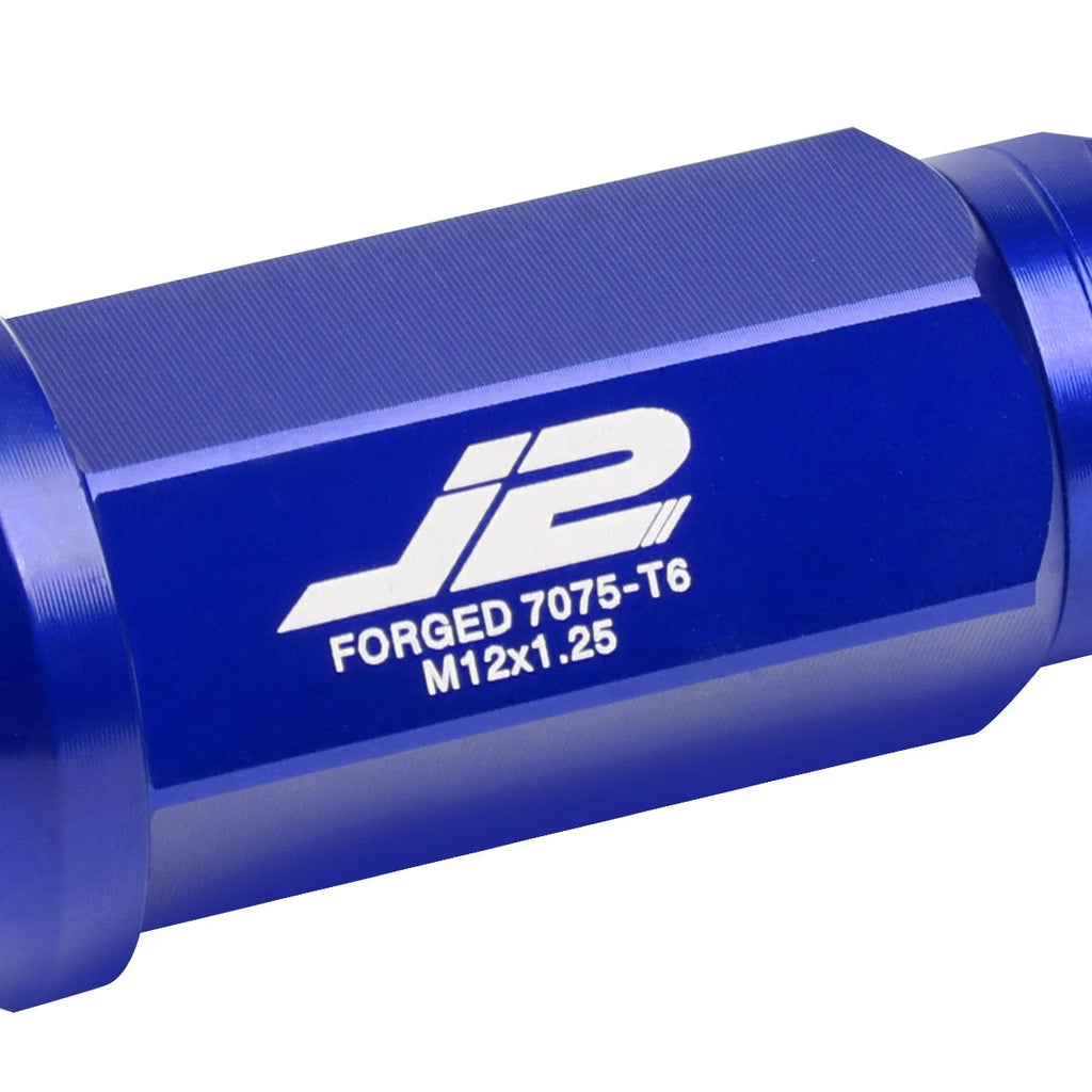 20Pcs J2 7075 Forged Aluminum M12x1.25 Spiky Cap Lug Nuts for