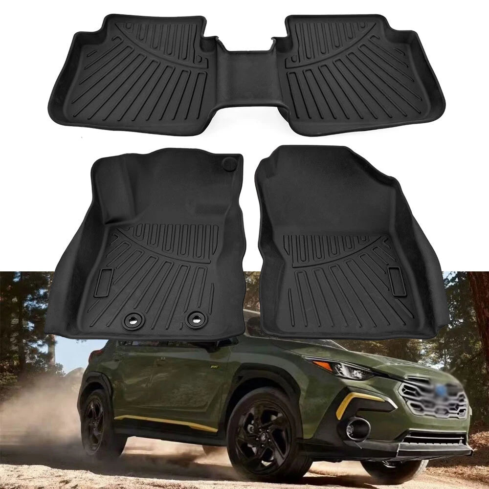 All Weather Floor Mats Liners TPE for Subaru Crosstrek (2024)
