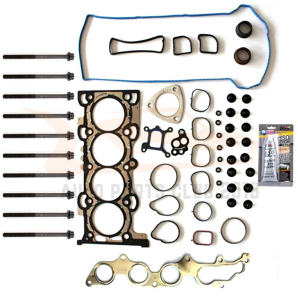 Set of 10 Cylinder Head Gasket Bolts for Ford Escape Mercury Milan (2009–2013)