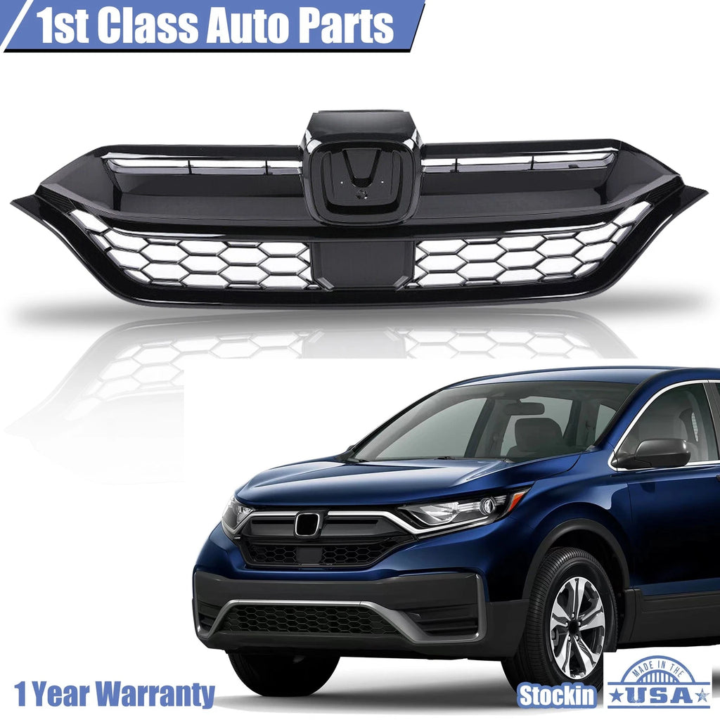 Honeycomb Front Upper Grille for Honda CR-V (2020–2022)
