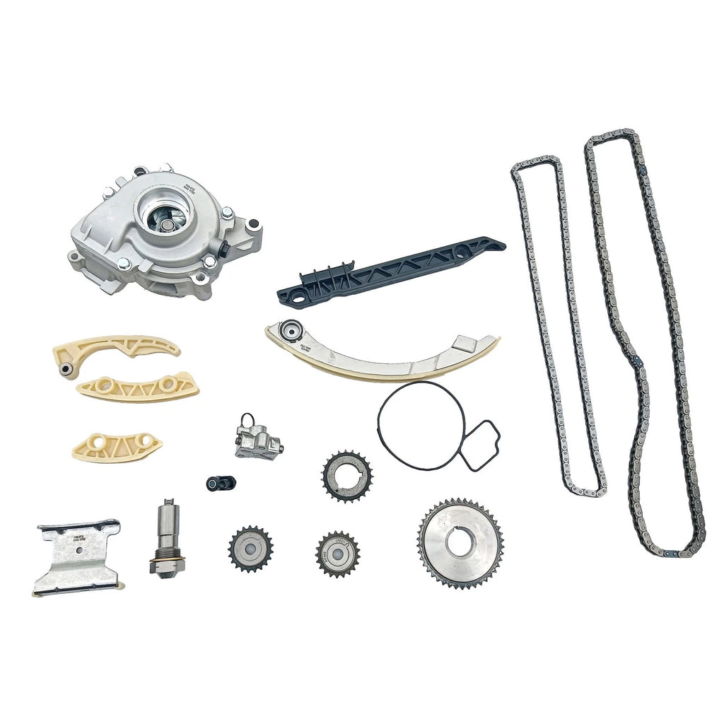 16x Engine Timing Chain Kit w/ Water Pump for Buick Regal, Chevy Equinox, GMC 2.4L (2010–2017)