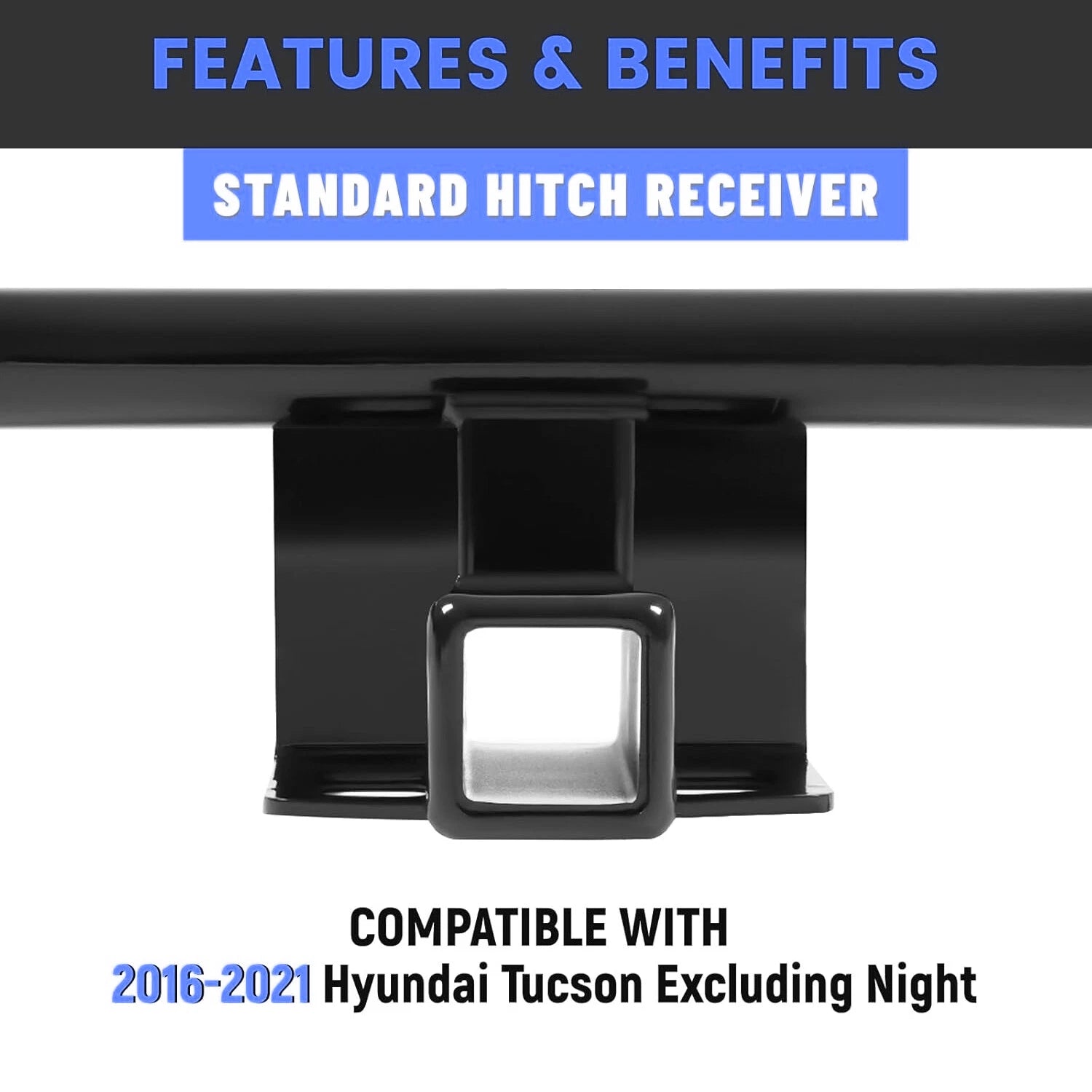 Trailer Hitch Class 3 Receiver for Hyundai Tucson (2016–2021)
