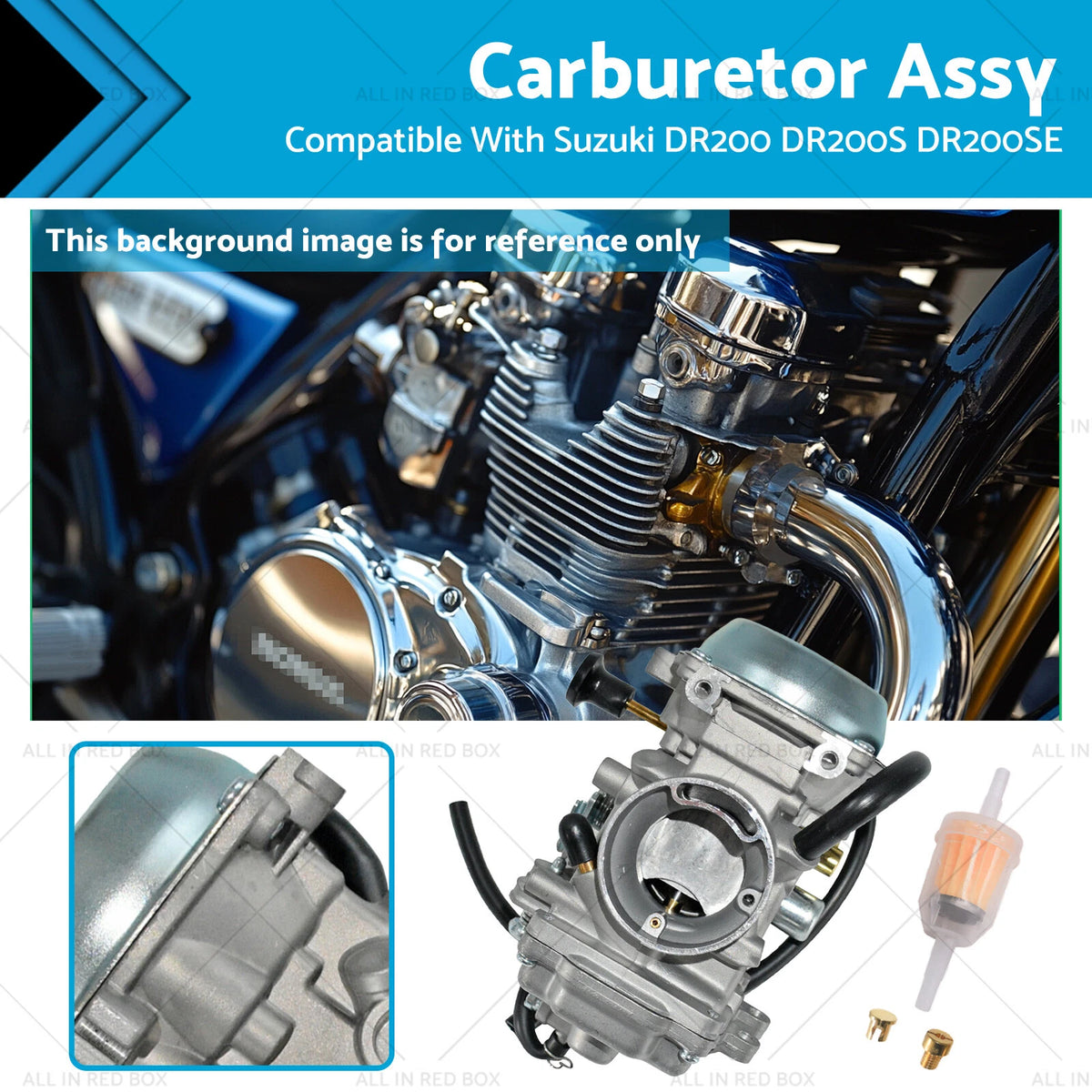 Carburetor for Suzuki DR200 DR200S DR200SE (1996–2020)