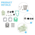 Impeller Repair Kit for Tohatsu Nissan 4 5 6 HP Water Pump Replacement