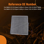 Coolant Radiator for BMW X3 2.5i/3.0i (2004–2006)