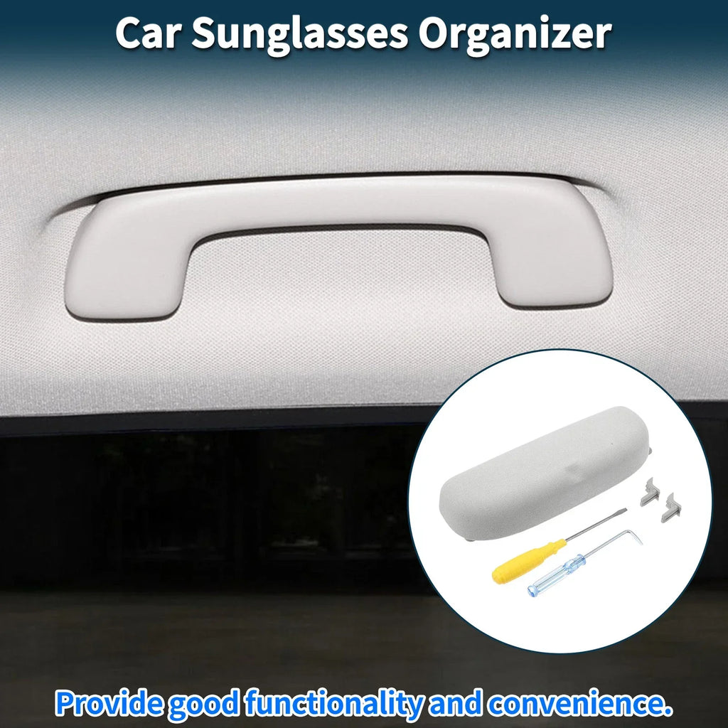 Sunglasses Case for Porsche Cayenne Eyeglasses Holder Storage Box Suede Grey