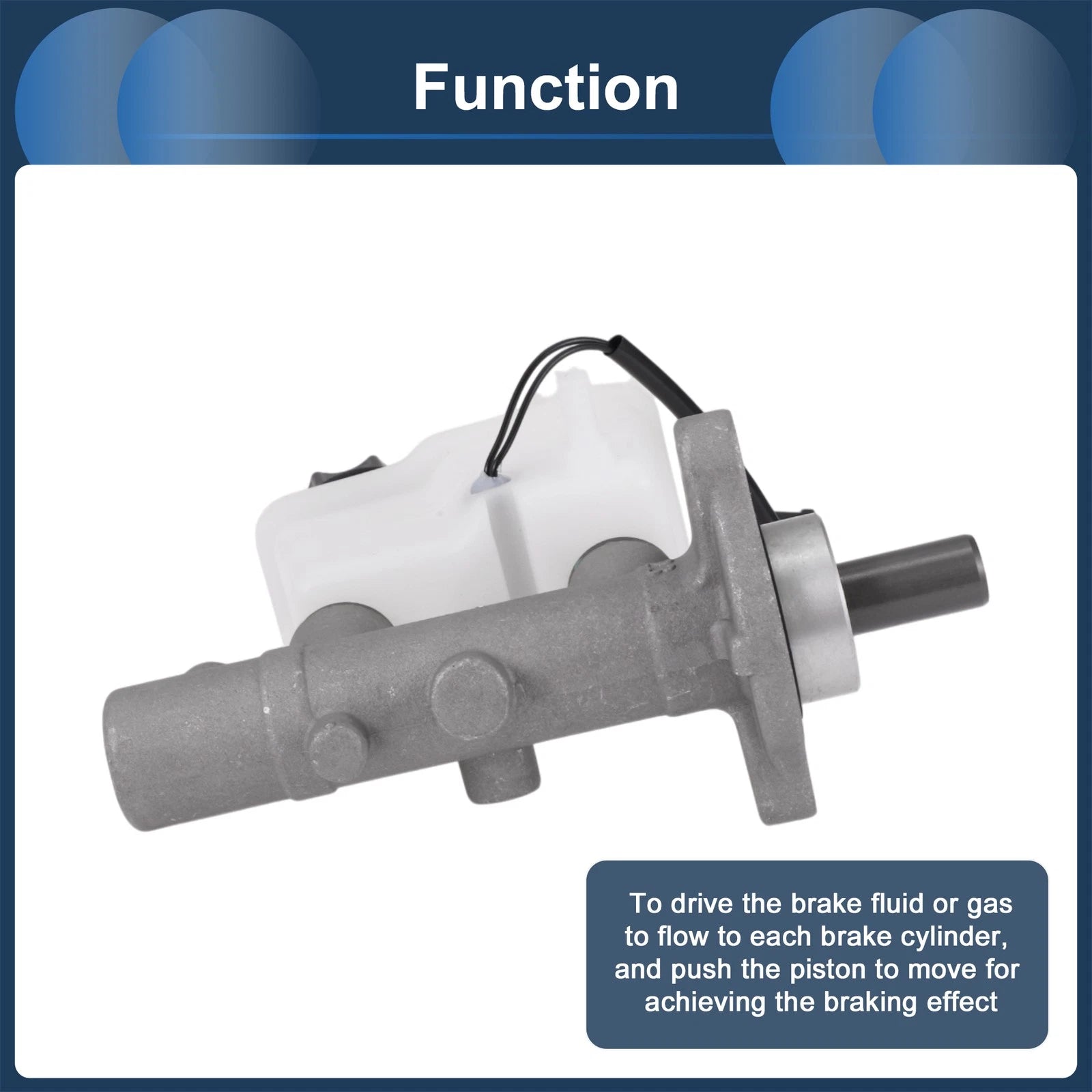 Brake Master Cylinder with Reservoir No.BC2A4340ZA for Mazda Protege (1995–1996)