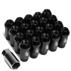 20Pcs J2 7075 Forged Aluminum M12x1.25 Open-End Lug Nut Kit for