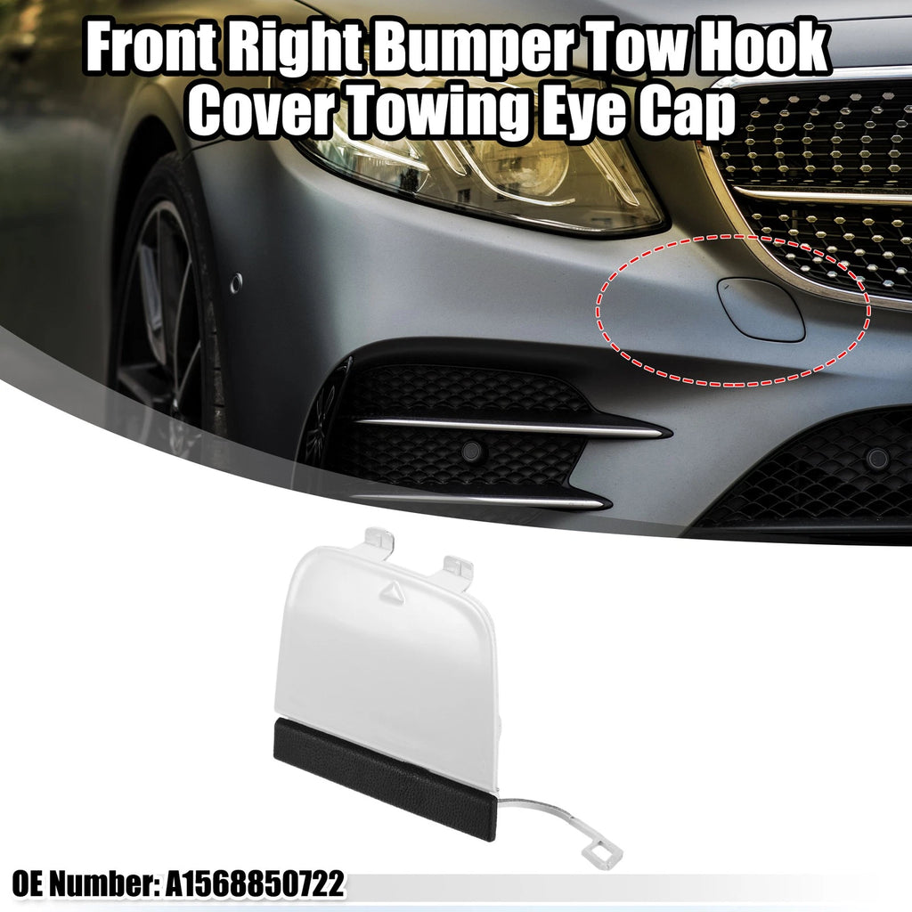 Tow Hook Cover for Mercedes-Benz GLA 45 AMG (2015–2020) White