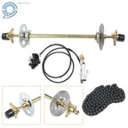 29in Rear Live Axle Kit with Brake Assembly & Sprocket Hub for Go Kart ATV