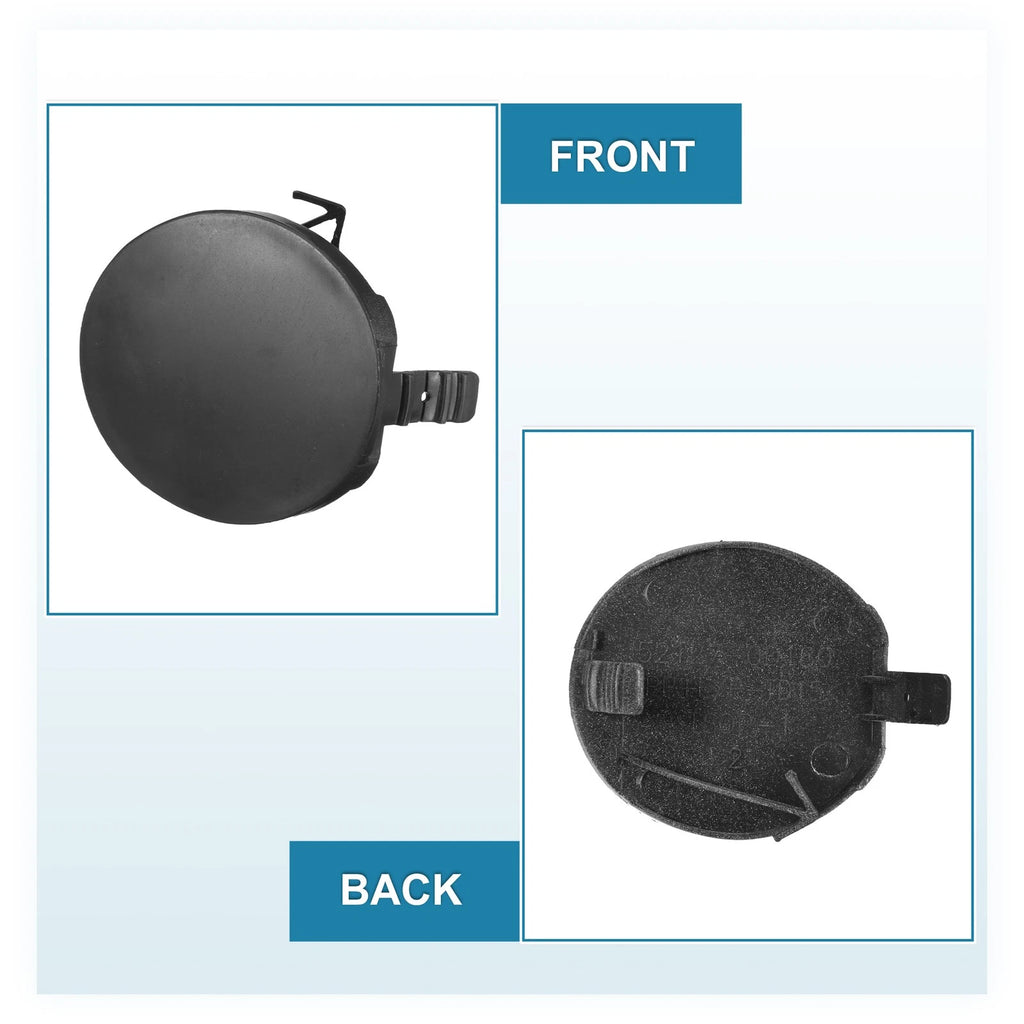 Tow Hook Cover for Toyota Yaris (2007–2010) 52127-0D908 Unprimed Black