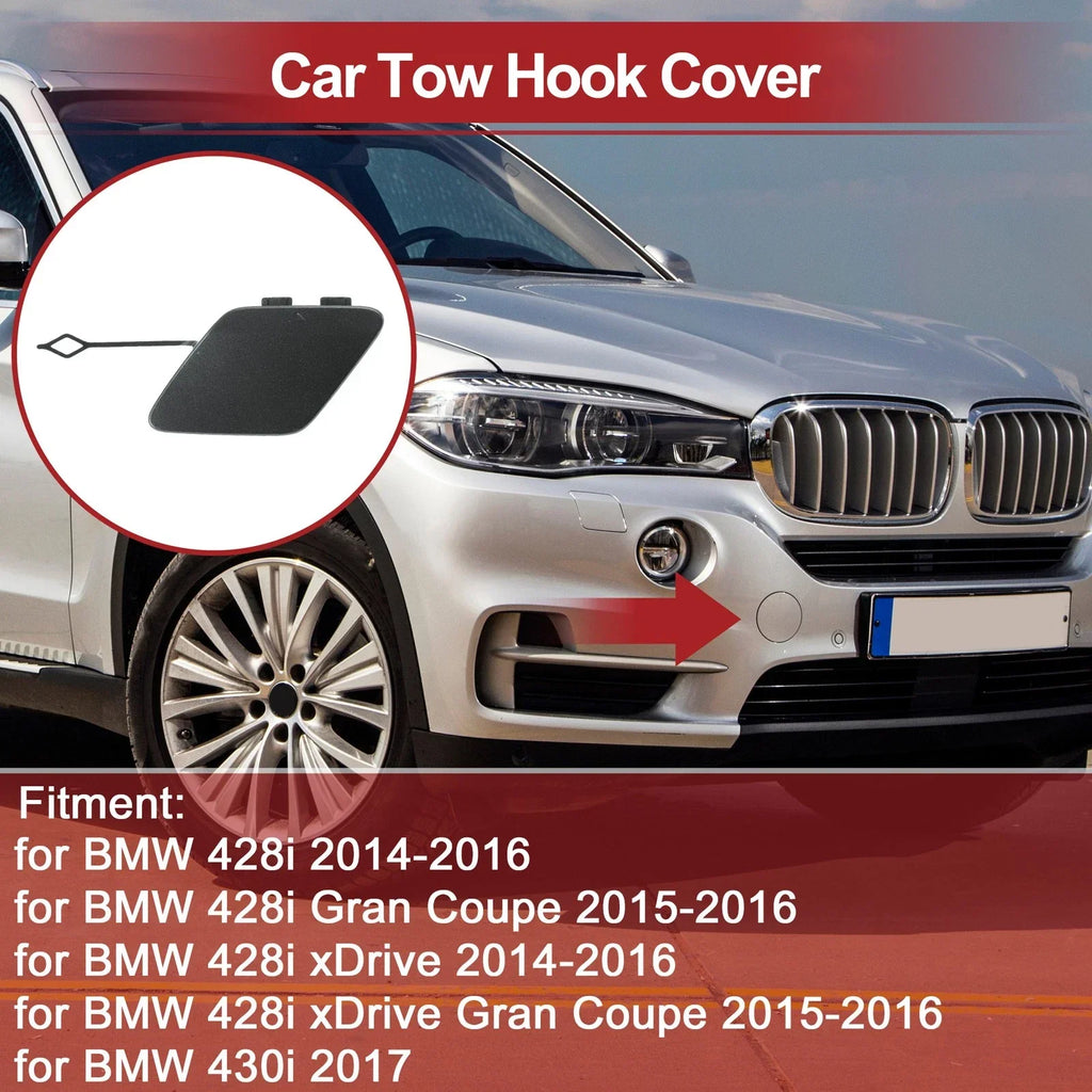 Tow Hook Cover for BMW 428i (2014-2016) Grey