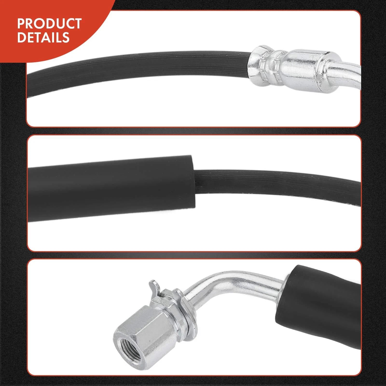 Front Driver Brake Hydraulic Hose for Ford Flex Taurus Lincoln MKS MKT (2009–2019)