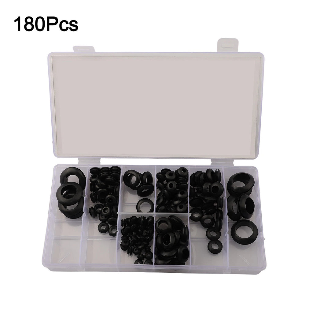 Rubber Wire Protection Sleeve Set of 180 PCS - Dust & Rain Resistant