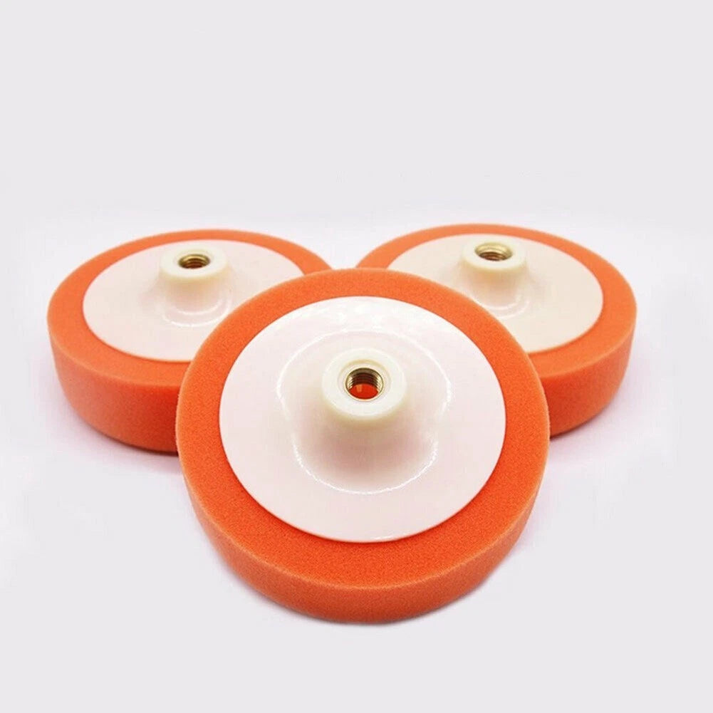 3X 6-Inch Polishing Mop Pads for Car Buffing M14-Thread