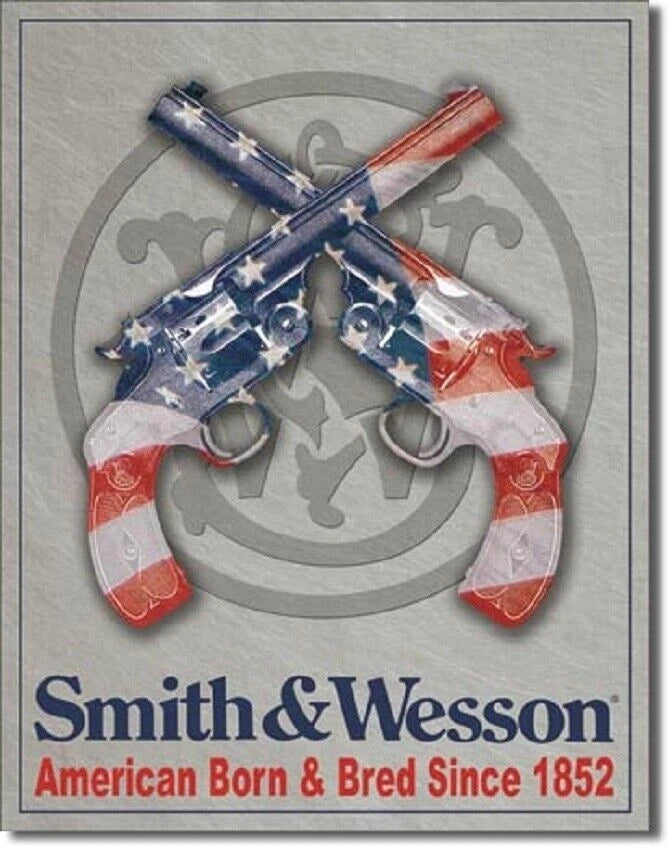 Tin Sign for Smith and Wesson Revolvers (1852)