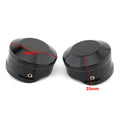 Black Upper Fork Stem Nut Cover for Harley Softail Breakout FXBR FXBRS (18-23)