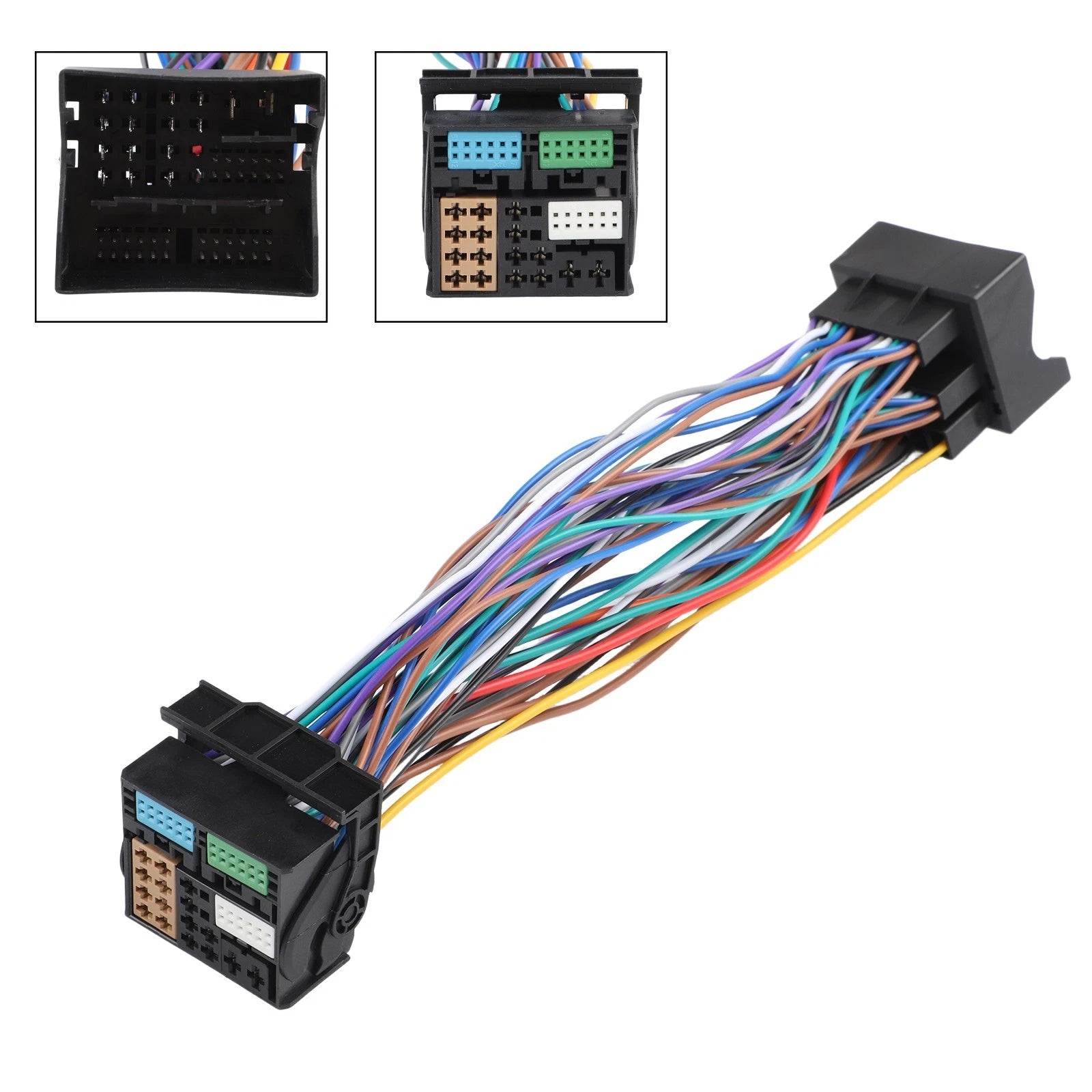 Radio Wiring Harness Extension Cable Quadlock Connector for MQB