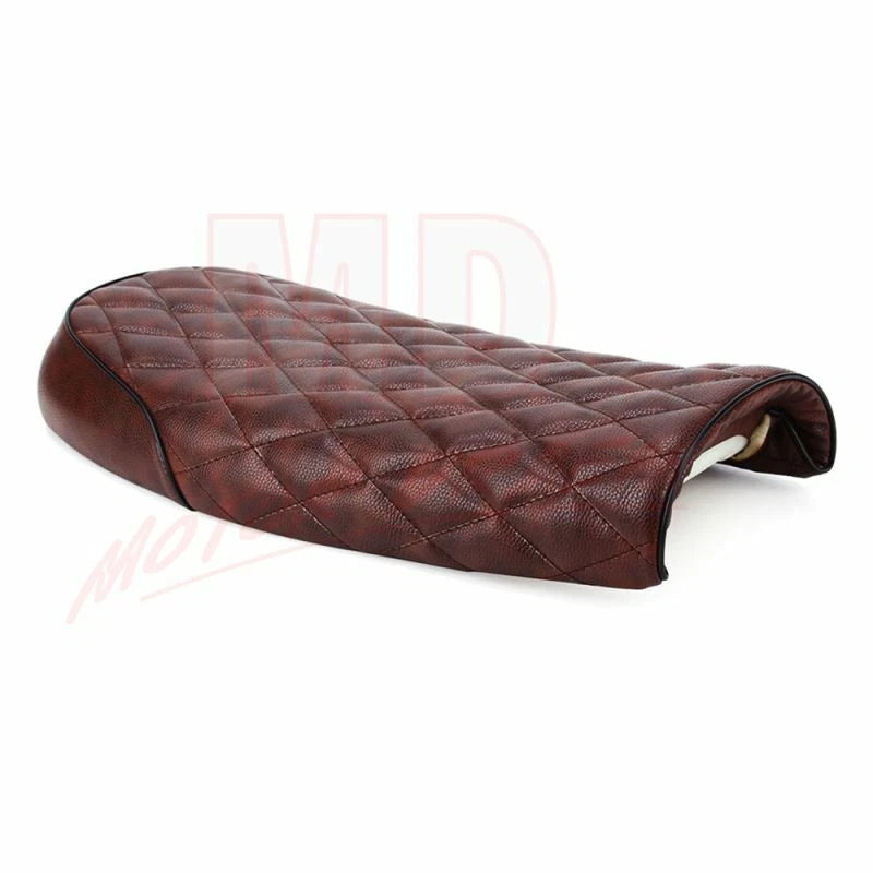 Cafe Racer Seat for Honda CB, Suzuki, Yamaha XJ (Flat Brat & Hump)