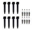 Set of 8 Ignition Coils & 8 Iridium TT Spark Plugs for Toyota 4.6 5.7 V8 (2007–2021)