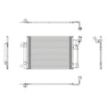 Replacement A/C Condenser w/Built-In Drier For 2009-2010 Mazda Mazda 6
