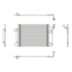 Replacement A/C Condenser w/Built-In Drier For 2009-2010 Mazda Mazda 6