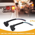 2 x Car Tail Light Wiring Harness Connectors for Fiat Ducato (2001-2016)