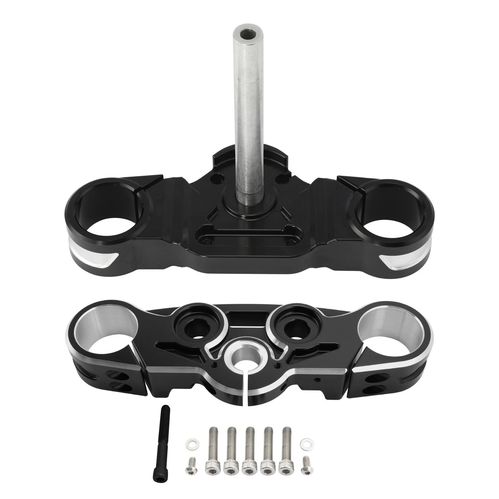 Upper Lower Front Fork Triple Tree Clamp for Harley Low Rider S (2020–2025)