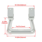 2Pcs Side Steps Nerf Bars for Truck/SUV/Pickup (2010–2023) Silvery Aluminum