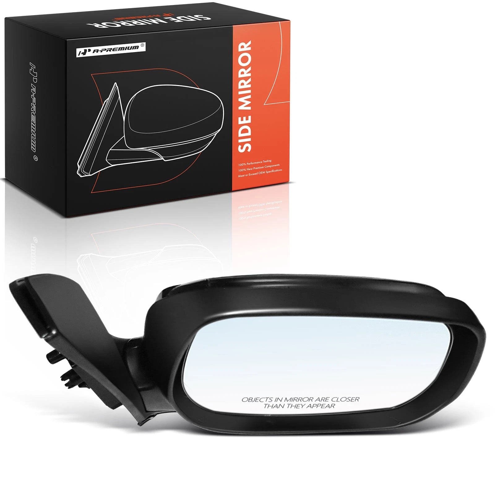 Passenger Manual Mirror with Manual Folding for Toyota RAV4 (2001–2005)