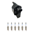 Hitachi Ignition Coil & Bosch Platinum Spark Plugs Kit for Dodge Dakota (1997–2004)