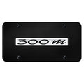 Chrome Name on Black License Plate - Officially Licensed for Chrysler 300M