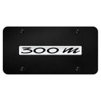 Chrome Name on Black License Plate - Officially Licensed for Chrysler 300M