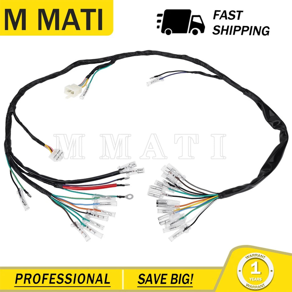 Wire Harness for Honda CT90 (1976–1979) 32100-102-770, 32100-102-780
