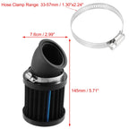 Universal 28mm-48mm Air Filters for Honda Motorcycle - Black