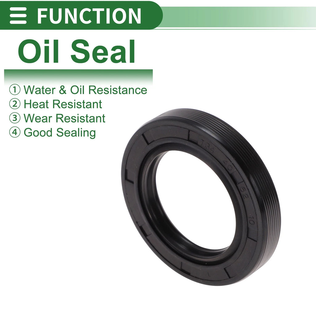 Set of 5 Oil Seals NBR Rubber 40x62x10mm for Various Models 