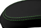 Console Lid Pull Over Cover for Ford Focus (2000–2007) Black Green Stitch