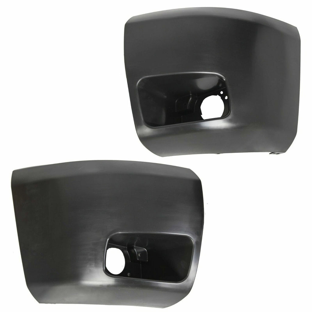 Set of 2 Bumper End Caps for Chevrolet Silverado 1500 (2007–2013)