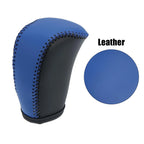 Gear Shift Knob Cover for Honda Civic (2016–2021) - Black Blue Faux Leather