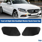 Pair Front Left & Right Headlight Washer Nozzle Covers for BMW X3 (2010-2017)