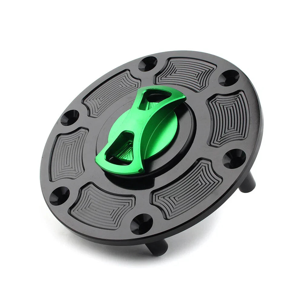 CNC Fuel Tank Cap Green for BMW R1200RT R1200GS R1200R (2013-2019)