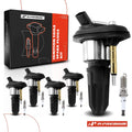 Set of 5 Ignition Coils & 5 Iridium Spark Plugs for Chevy Colorado (2004–2006)
