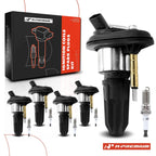 Set of 5 Ignition Coils & 5 Iridium Spark Plugs for Chevy Colorado (2004–2006)