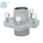 Set of 4 Galvanized Trailer Hub Bearings Kit 5 Lug for 2000 lb Spindle