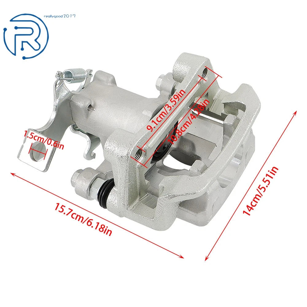2X Rear Brake Calipers with Bracket for Kia Soul (2014-2018)