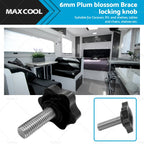 Stainless Steel Hex Plum Knob M6x25 for Caravan RV Awning (200-34120)