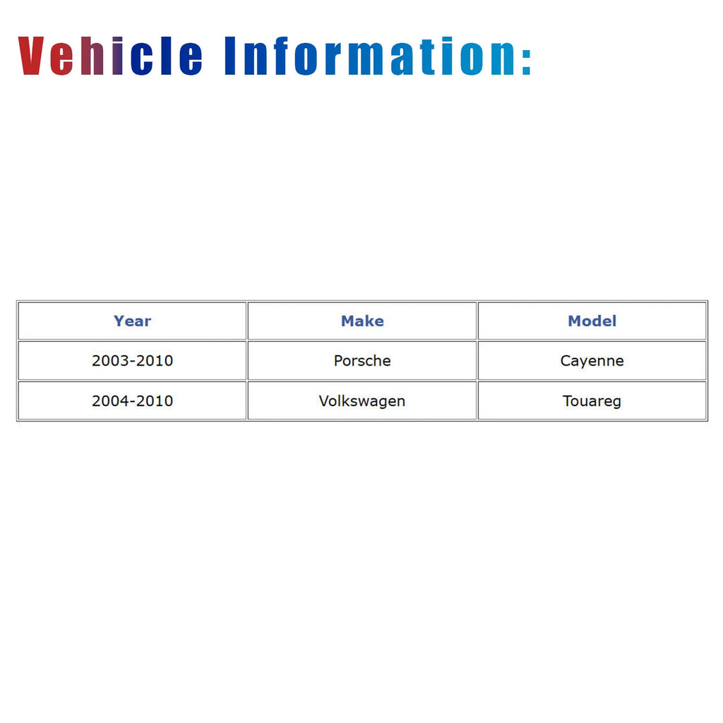 Rear Drive Shaft for Porsche Cayenne (2003–2010) & VW Touareg (2004–2010)