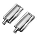 10mm Highway Foot Pegs Male Mount for Harley Touring Electra Street Road Glide