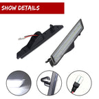 Clear Lens White LED Front & Rear Side Marker Lights for Chevrolet Camaro (2010–2015)