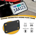 Silicone License Plate Frame for Universal Motorcycles (2010-2024)